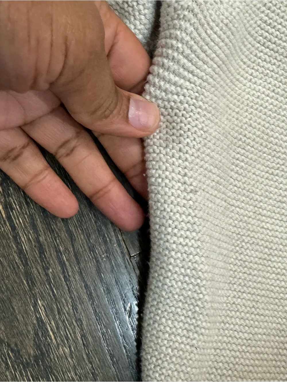 J Crew Men's Cream Crewneck Sweater